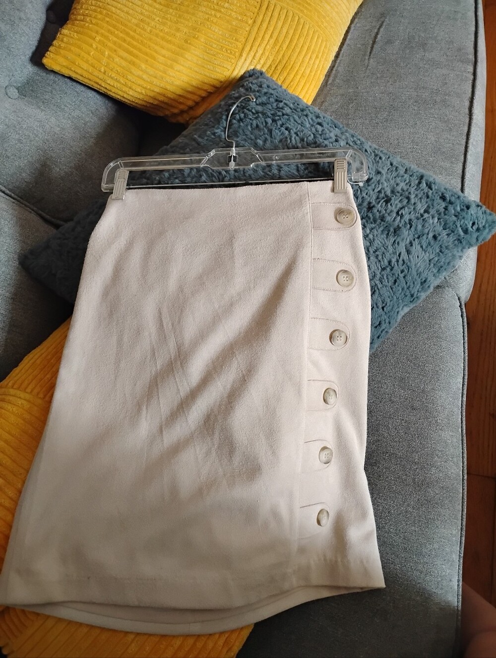 New J. Mclaughlin Suede Pencil Skirt
